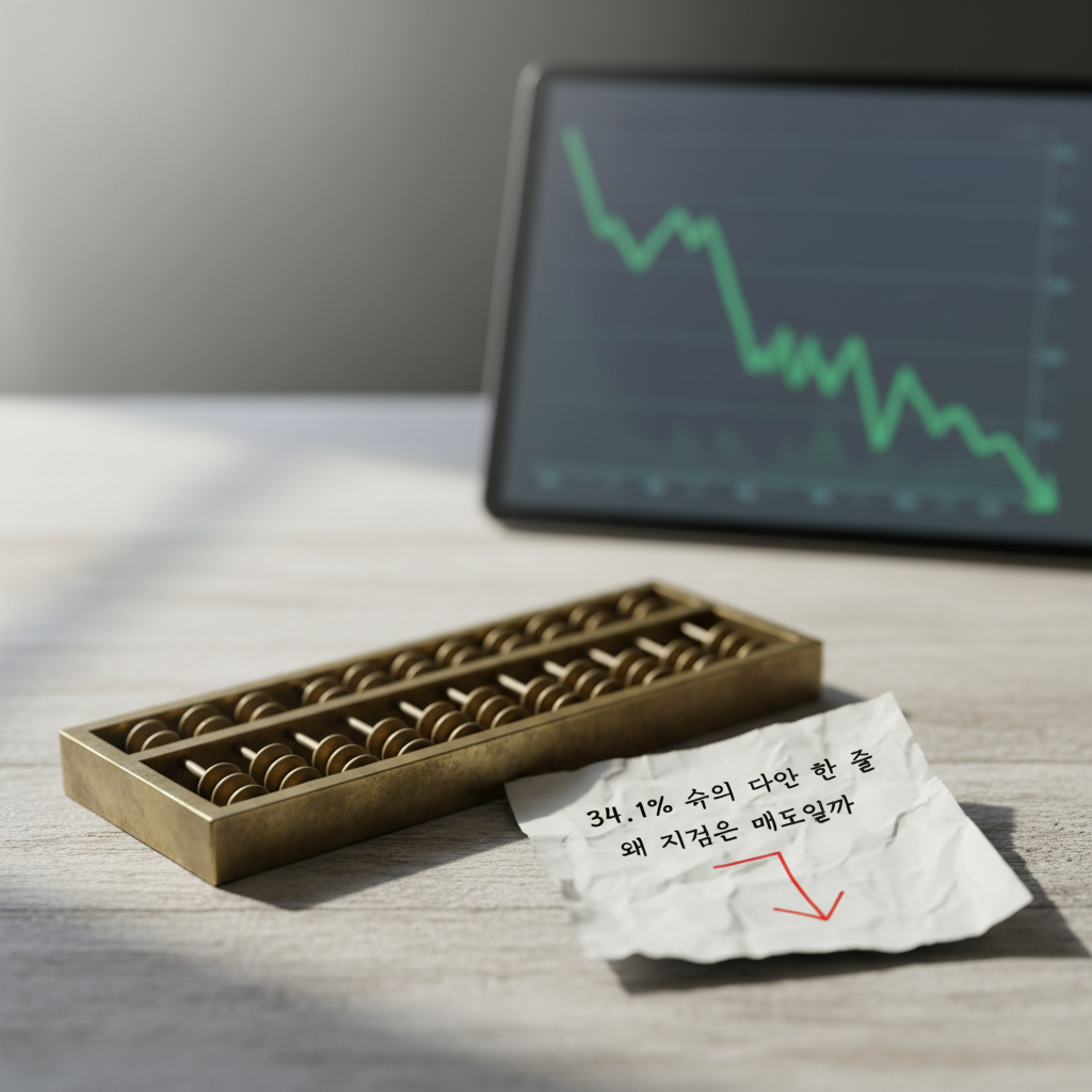 34.1% 수익 뒤에 나온 한 줄, 왜 지금은 매도일까