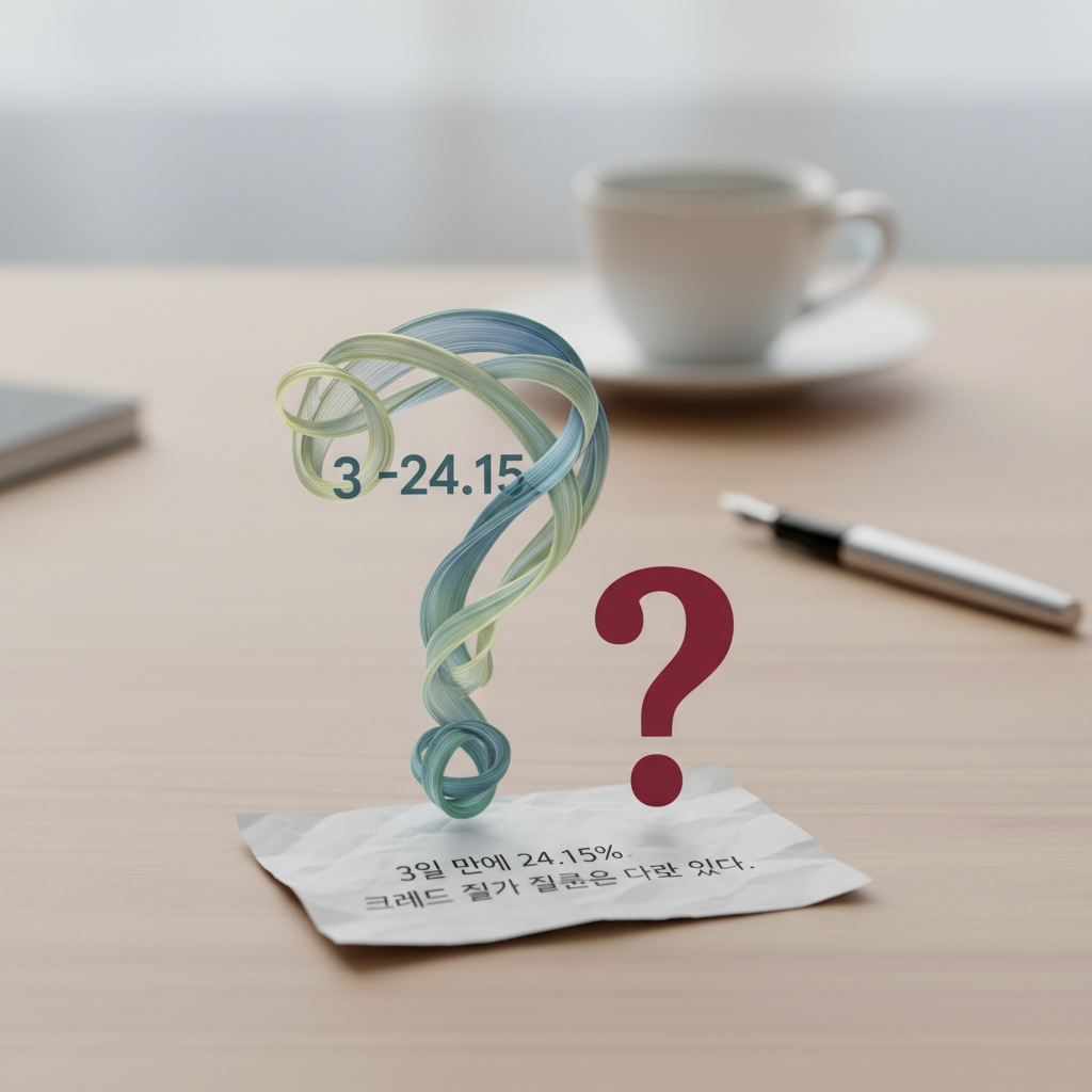 3일 만에 24.15%, 그런데 진짜 질문은 따로 있다