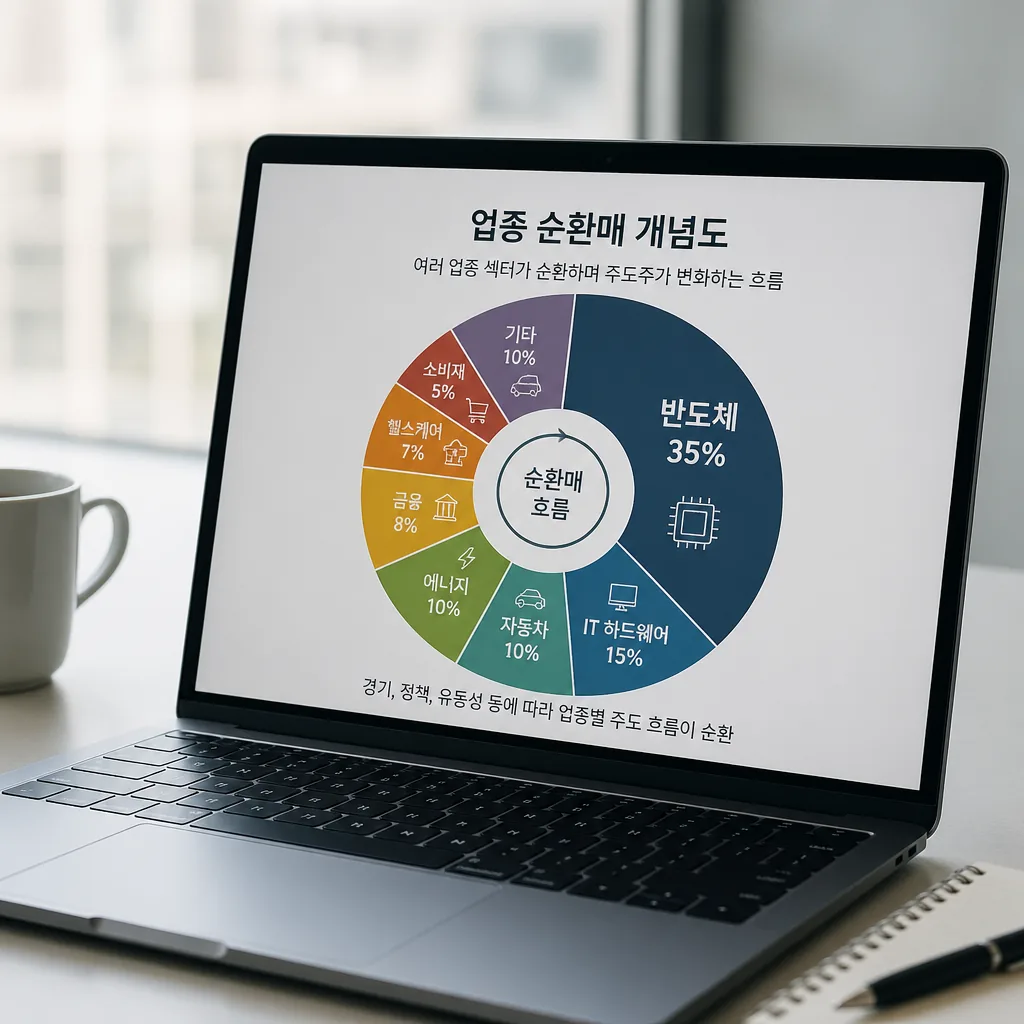 업종 순환매 개념도