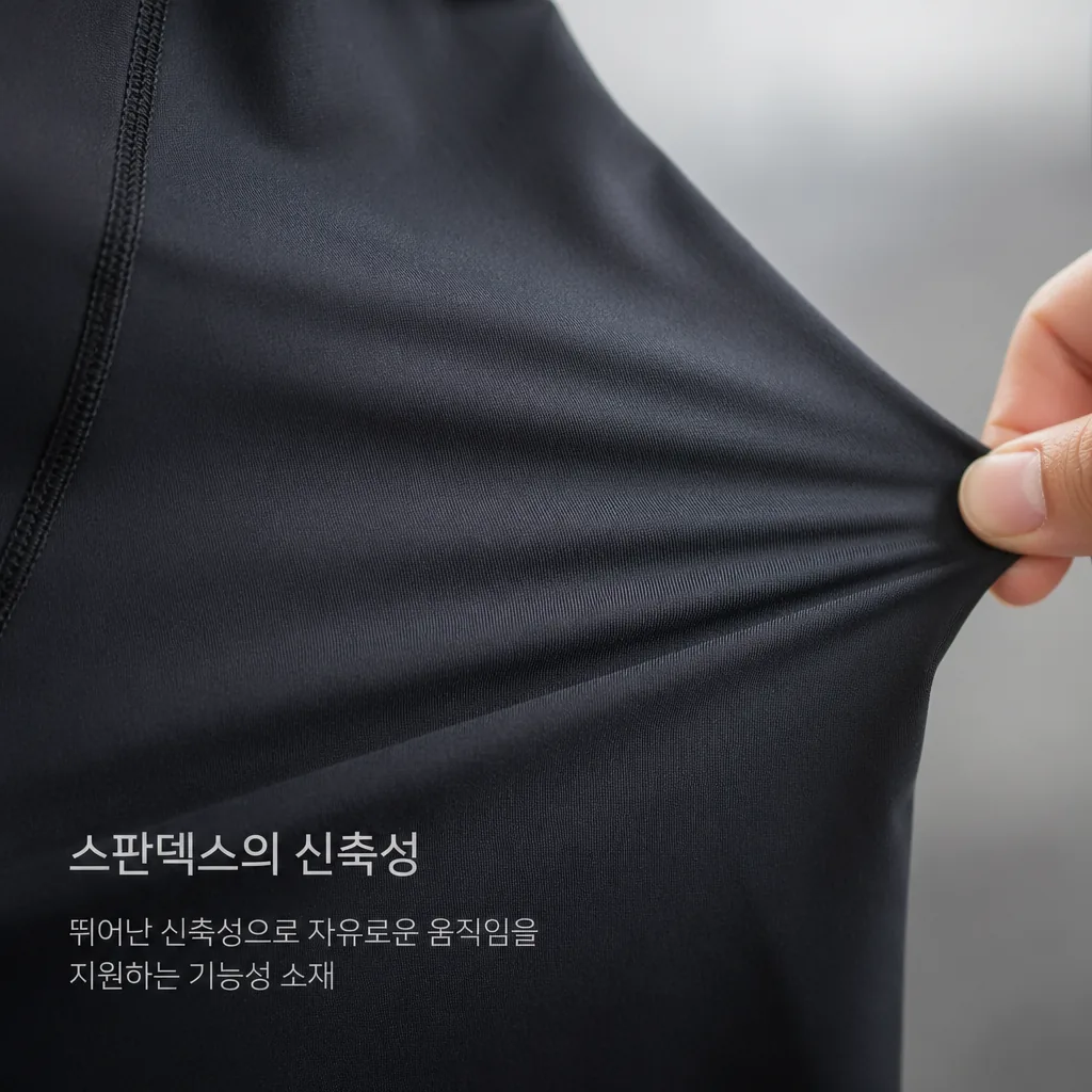 스판덱스가 쓰인 기능성 의류 소재