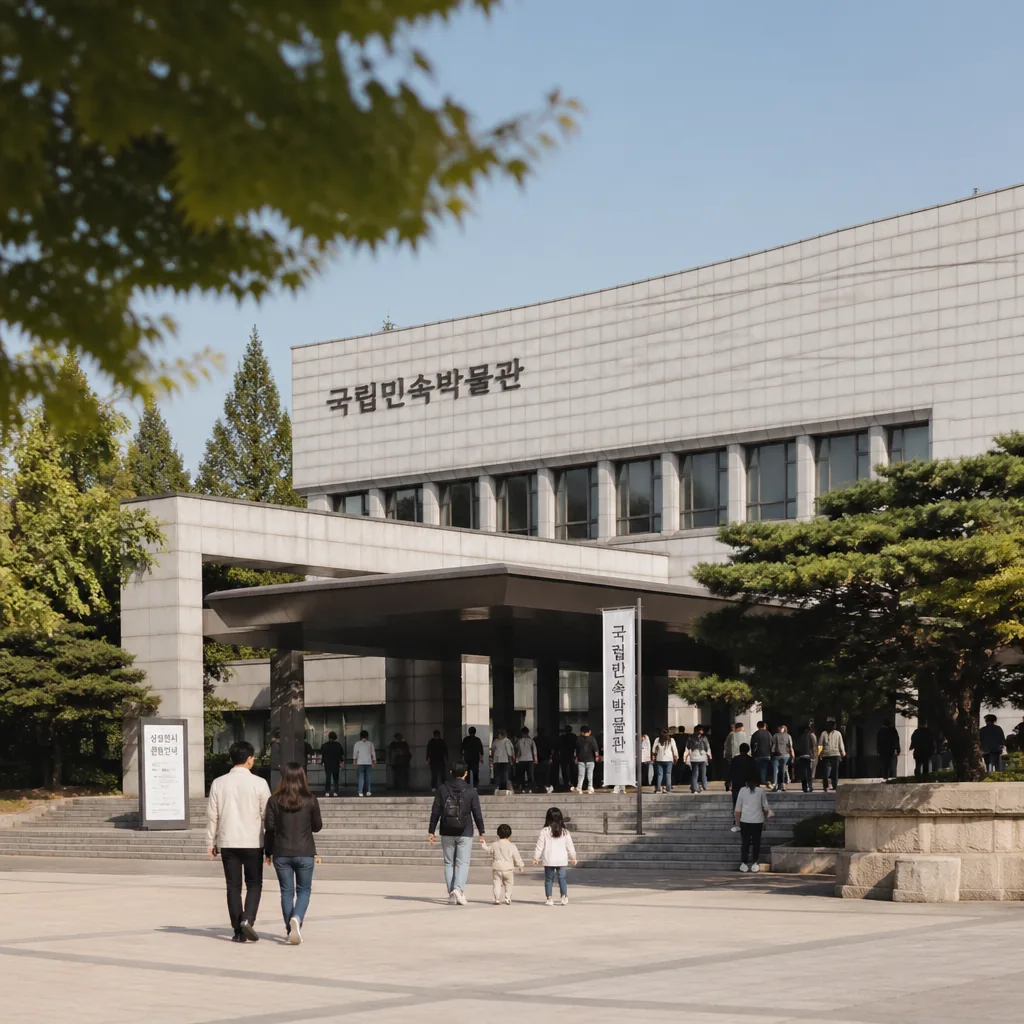 국립민속박물관 현재 청사 전경