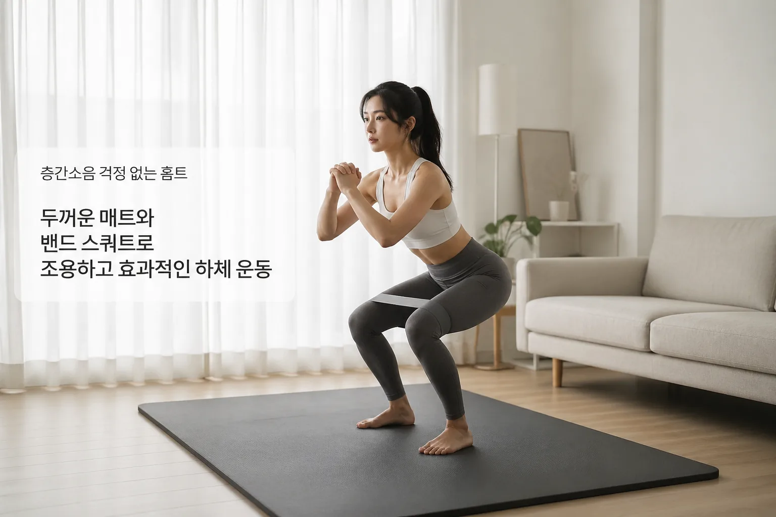 층간소음 적은 홈트 운동