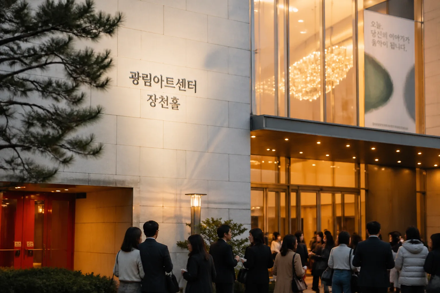 광림아트센터 장천홀 공연장 전경