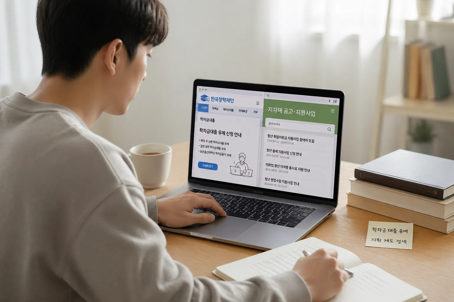 학자금 대출 유예와 지원 제도 검색