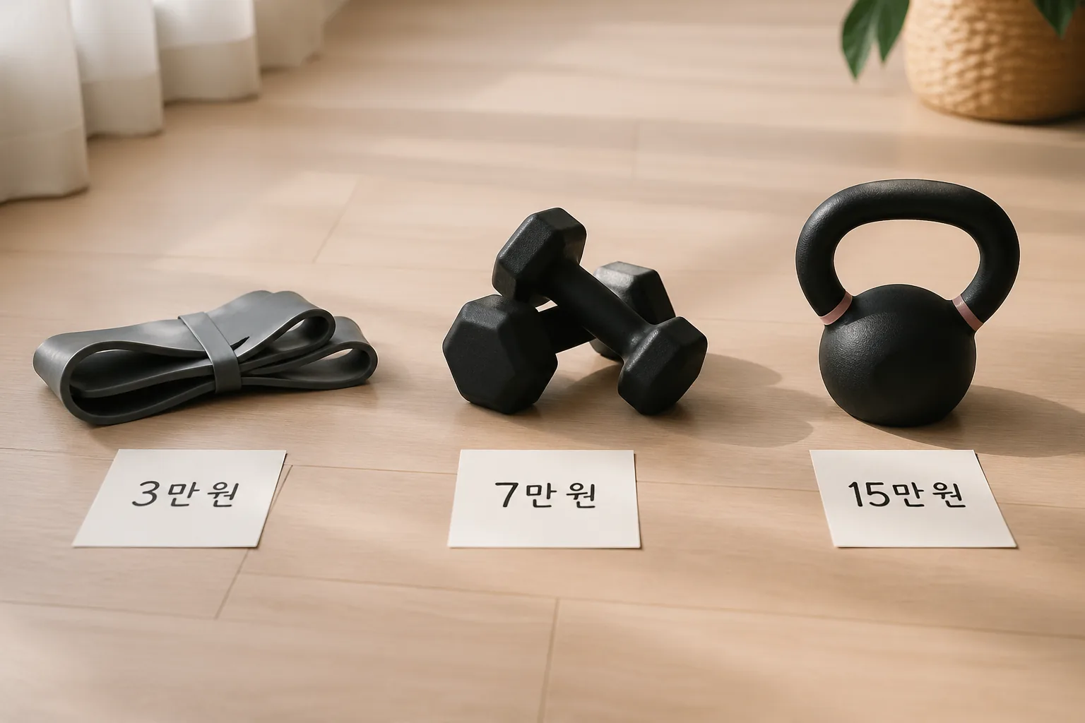 예산별 홈트 운동기구 추천