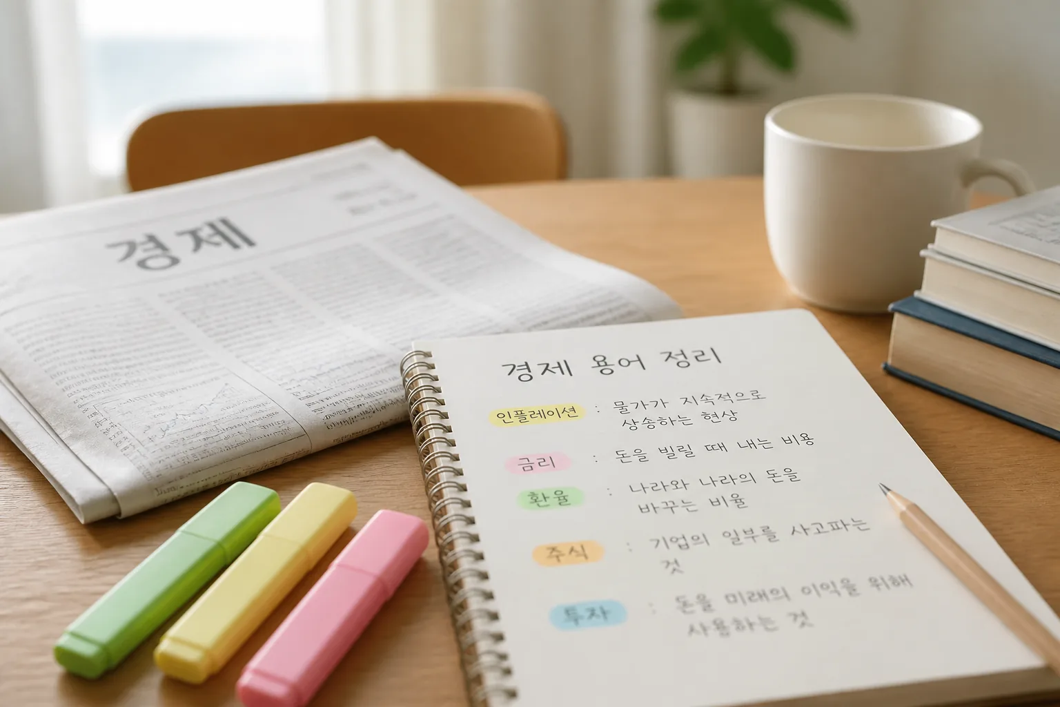 아이 경제교육과 신문 읽기 이미지