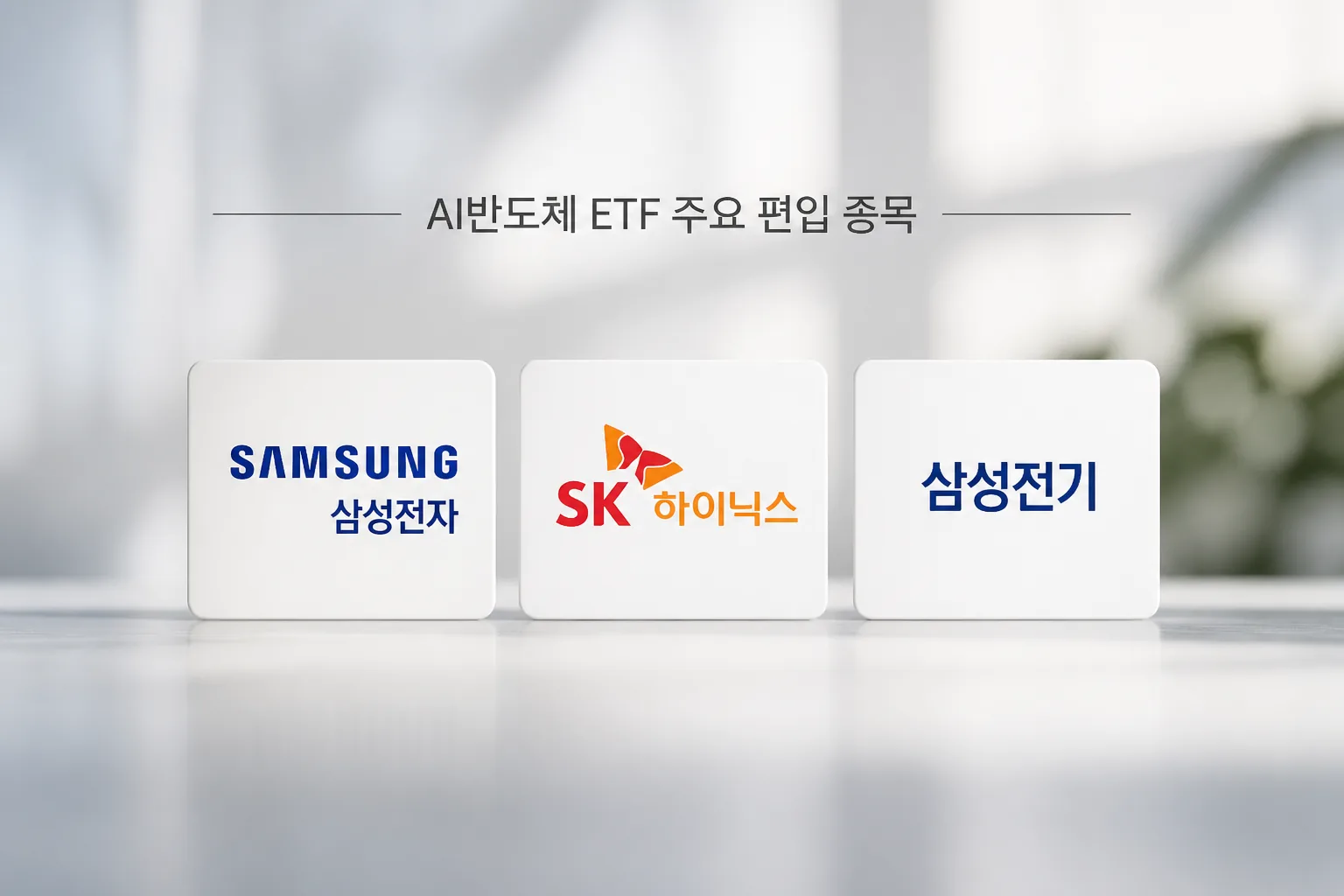 AI반도체 ETF 주요 편입 종목