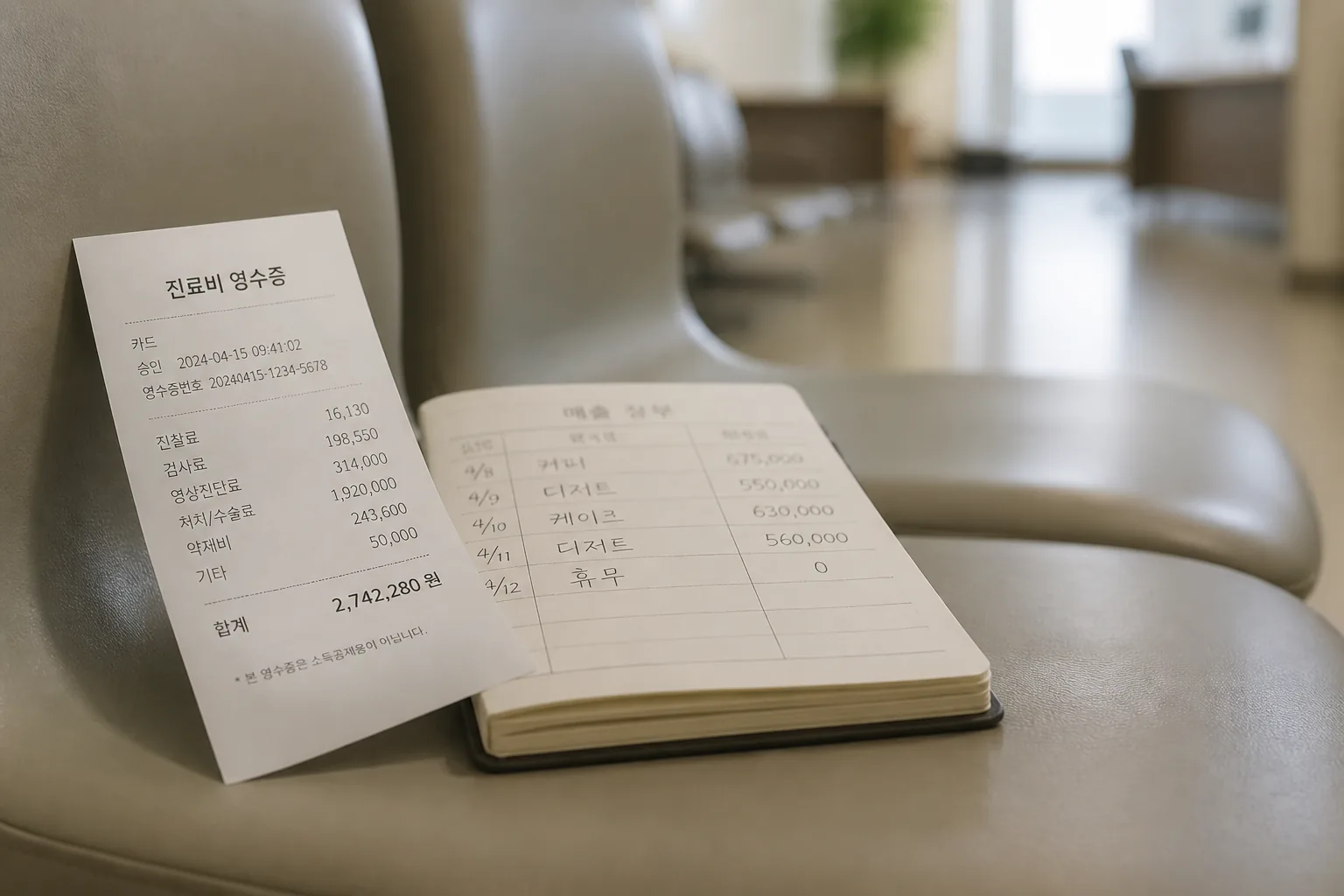 암 진단 후 생활비 공백을 보여주는 장면