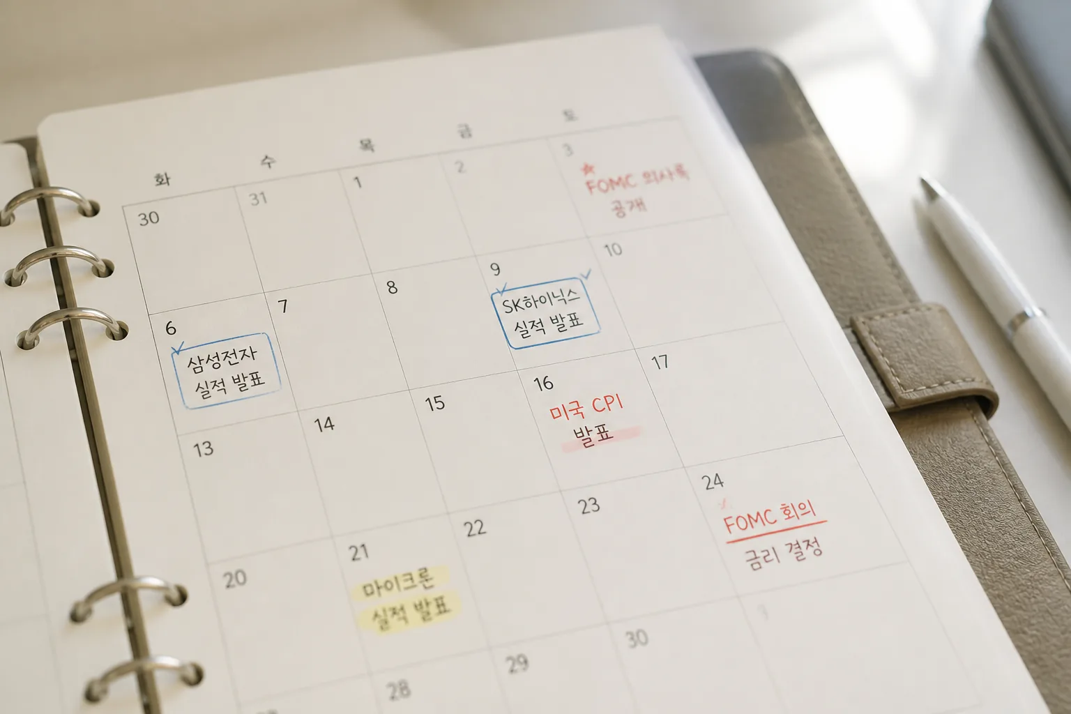 반도체 실적과 금리 변수 체크
