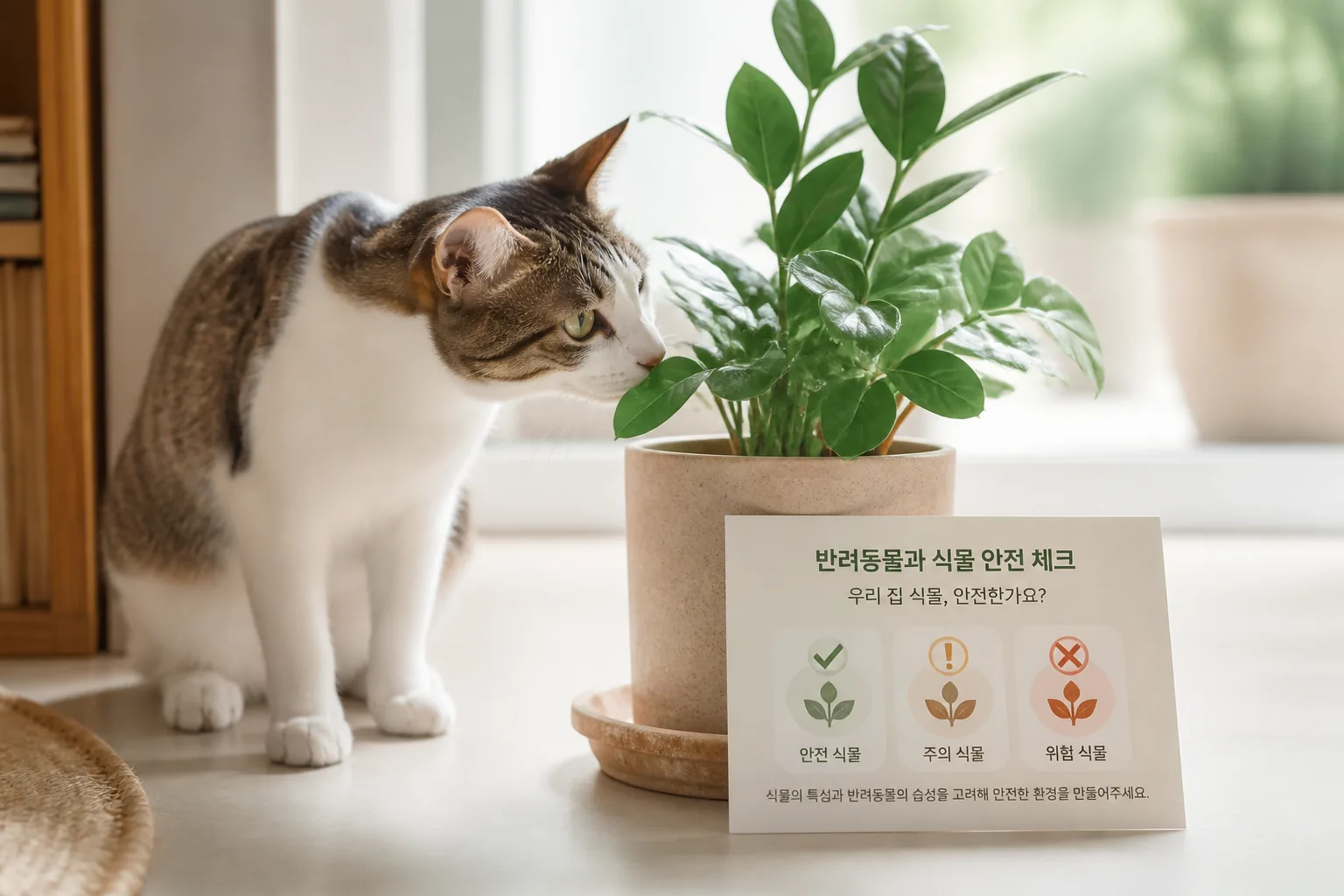 반려동물과 식물 안전 체크