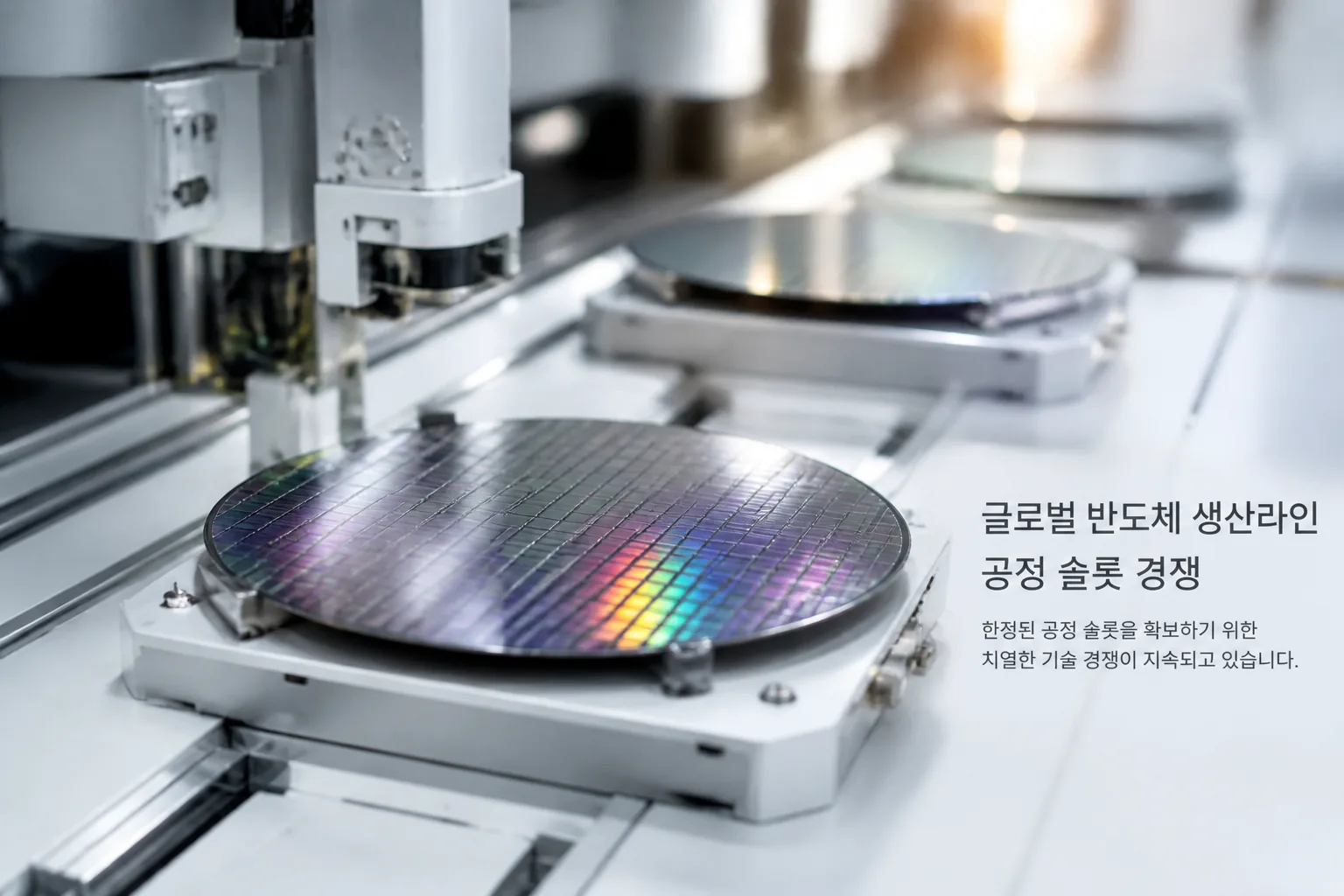 첨단 반도체 생산라인과 공정 슬롯 경쟁