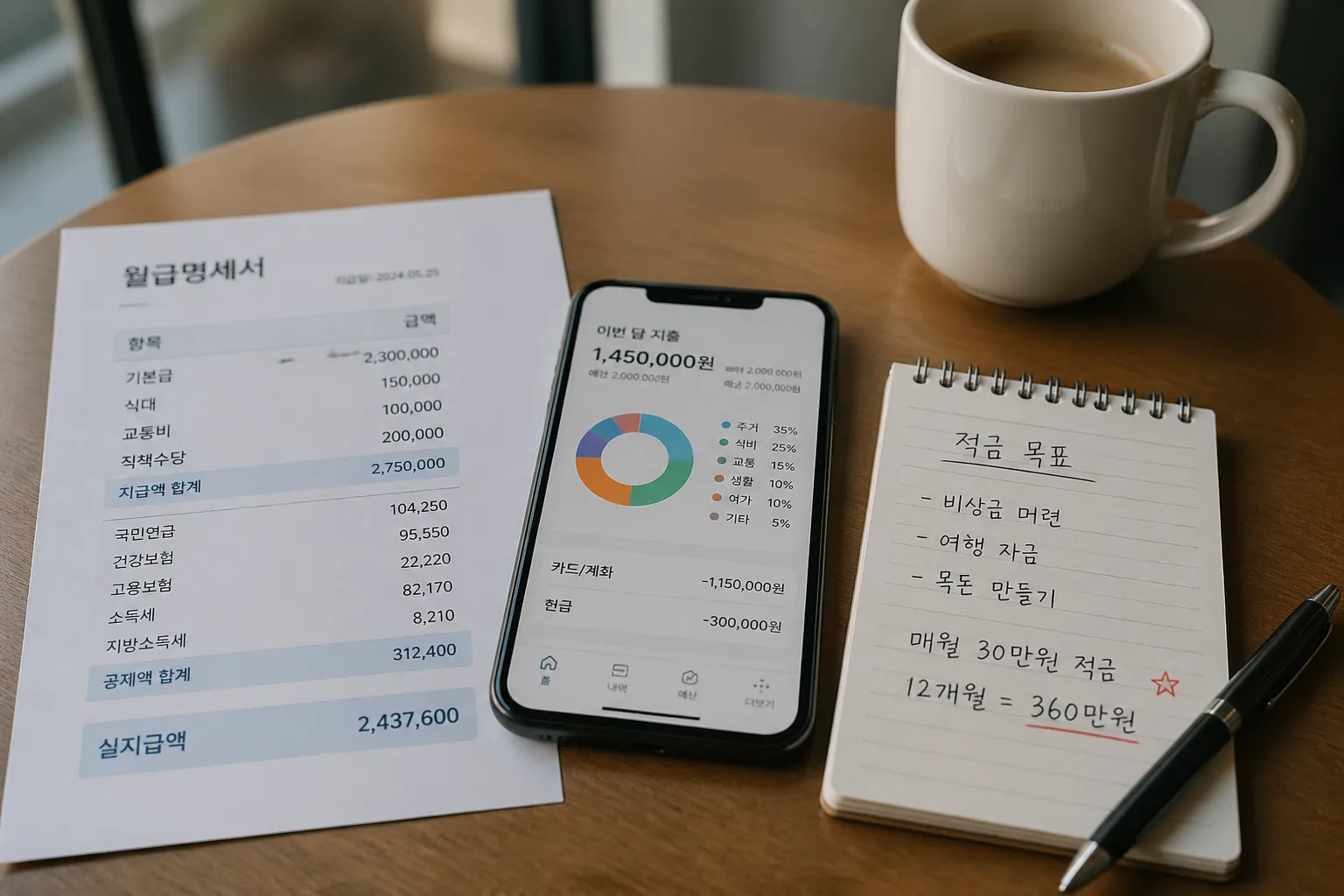 청년 재무상황별 적금 선택 장면