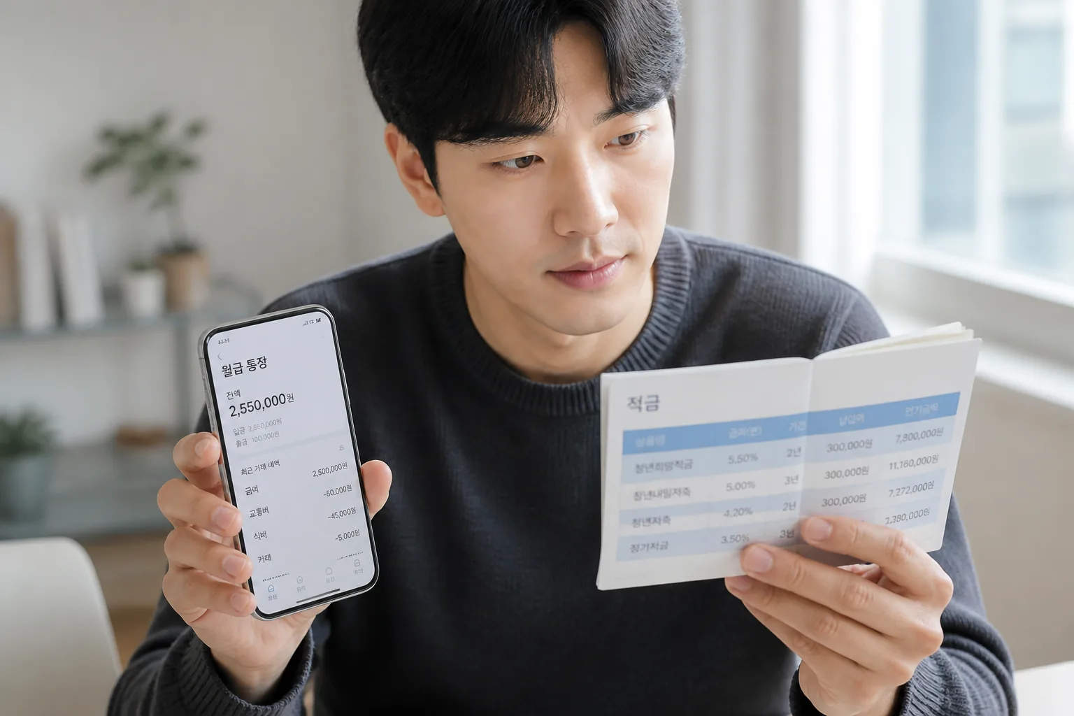 청년 적금 비교를 고민하는 직장인