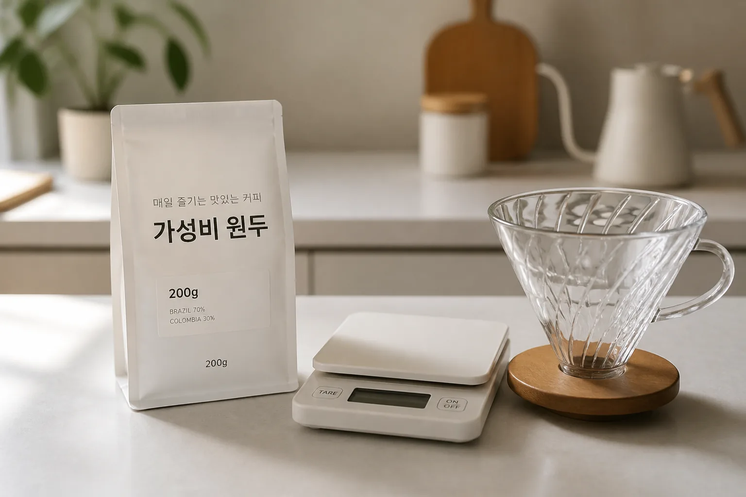 가성비 원두와 홈카페 준비