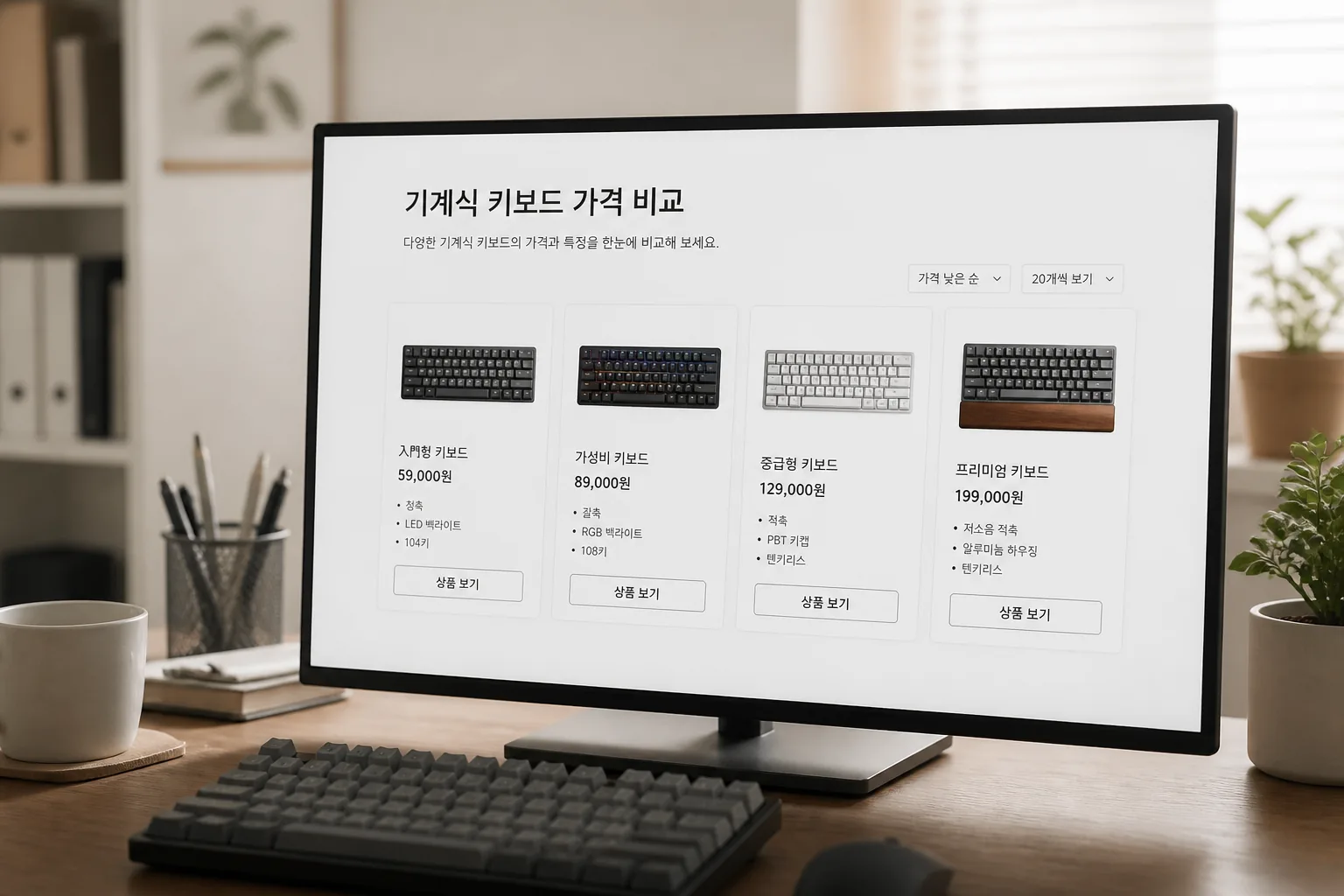 기계식 키보드 가격 비교