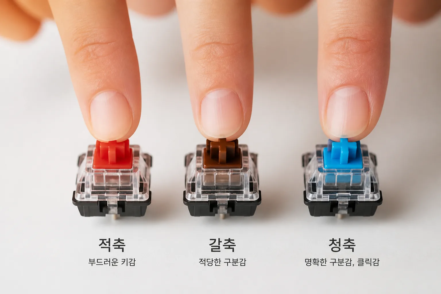 기계식 키보드 스위치 비교
