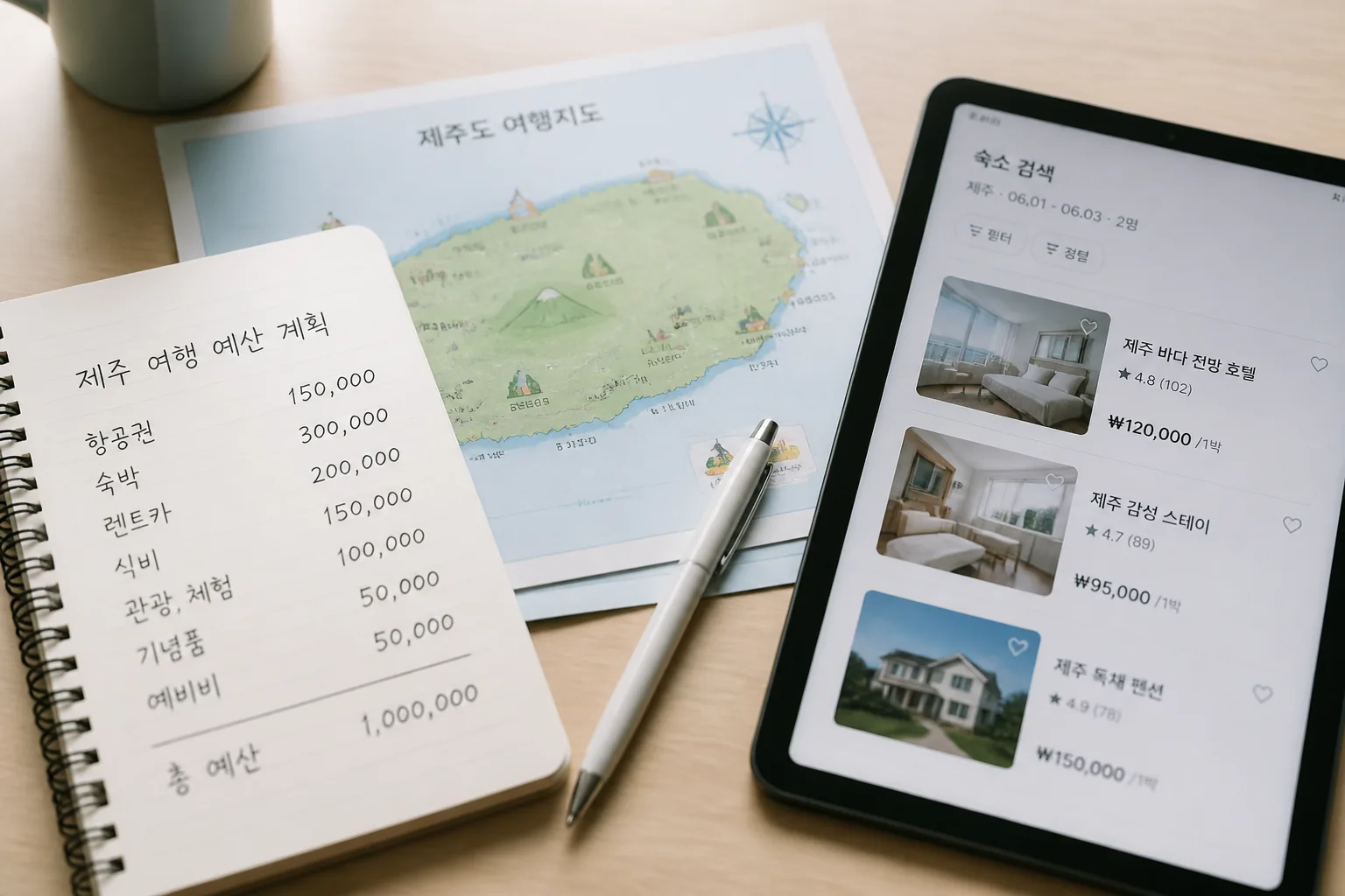 제주 여행 예산 계획