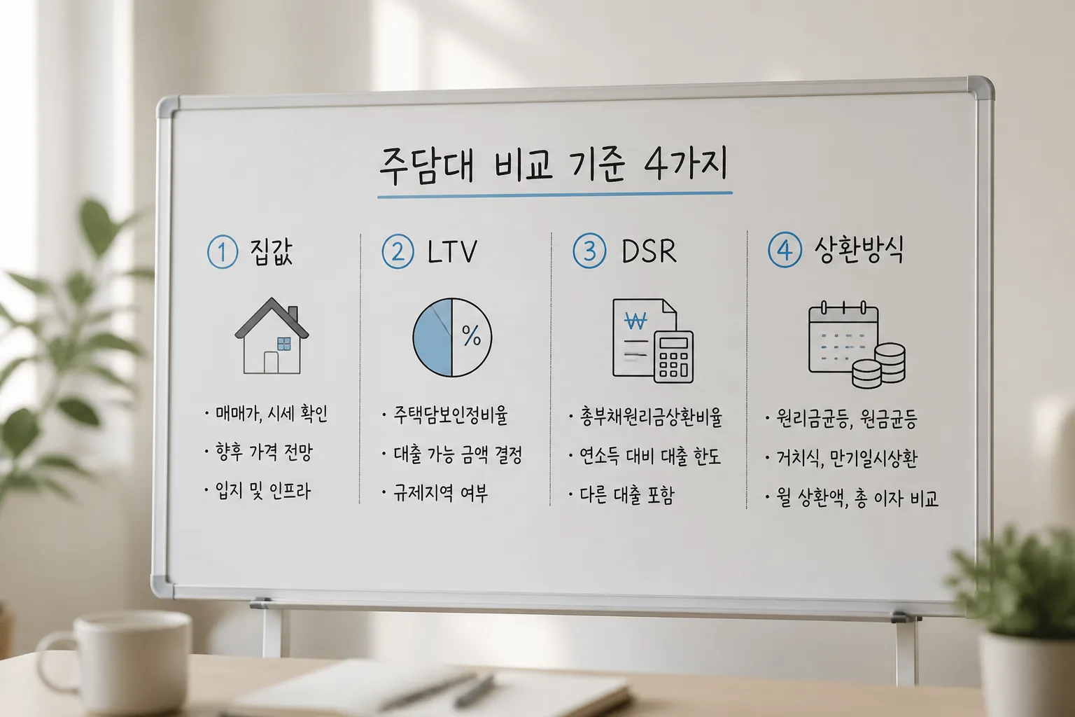 주담대 비교 기준 4가지
