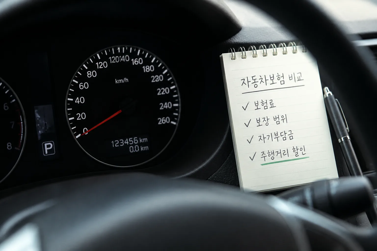 주행거리 기준 자동차보험 비교