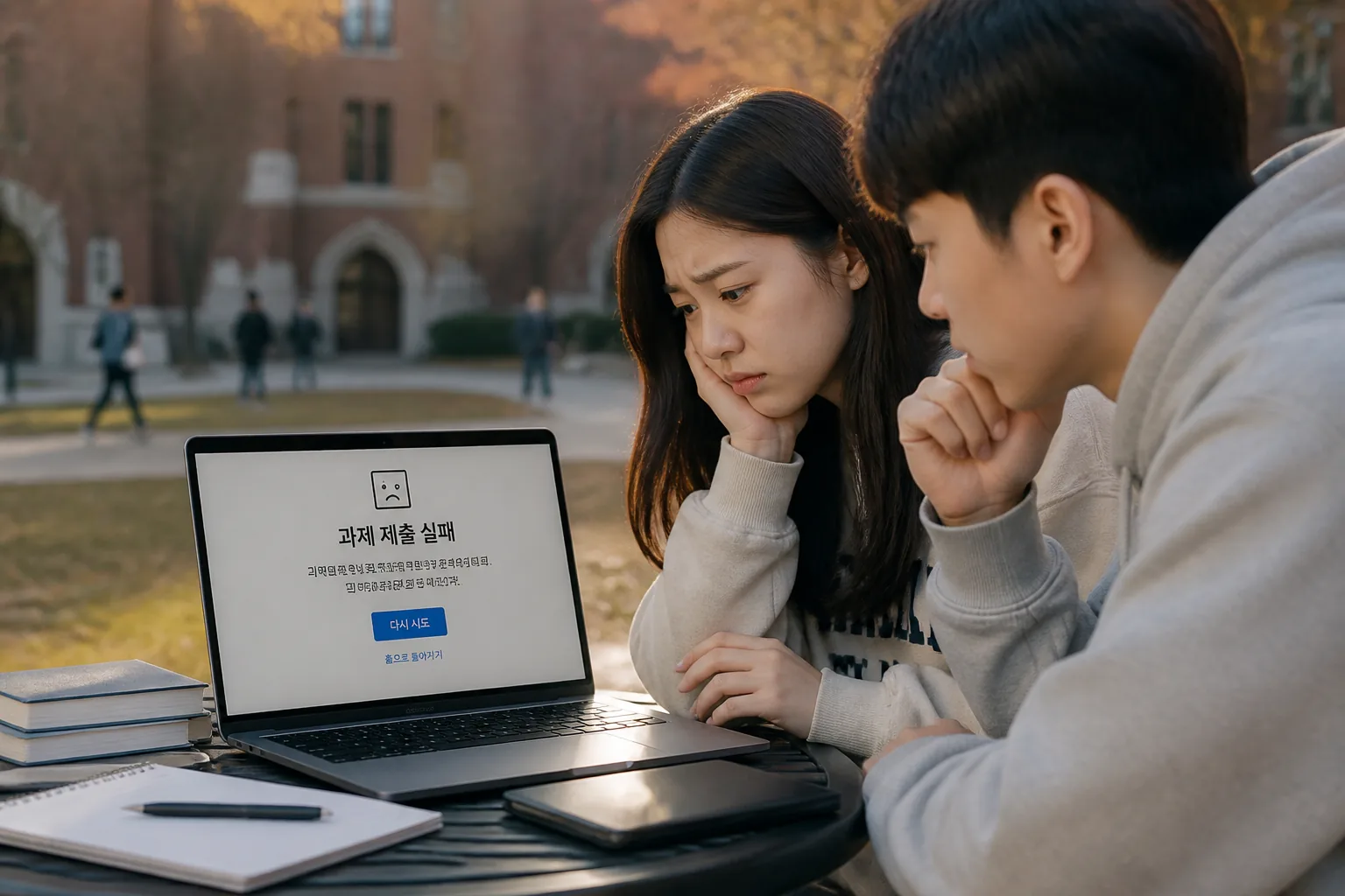 캠퍼스 학습관리시스템 장애 상황