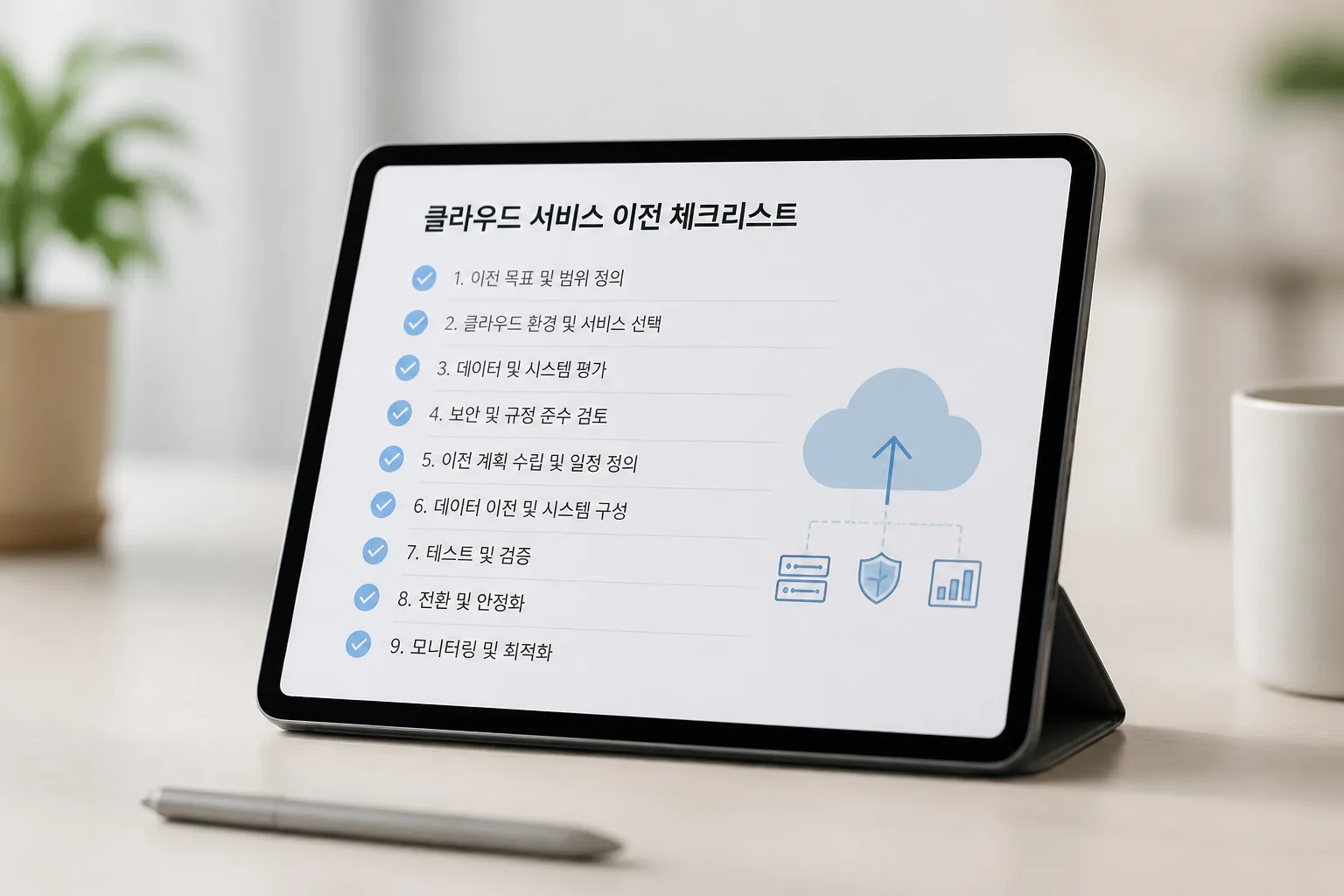 클라우드 이전 단계 체크리스트