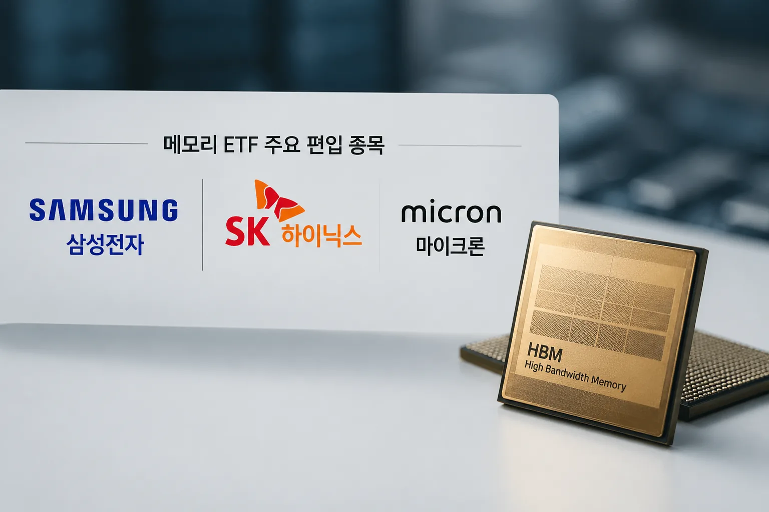 메모리 ETF 주요 편입 종목