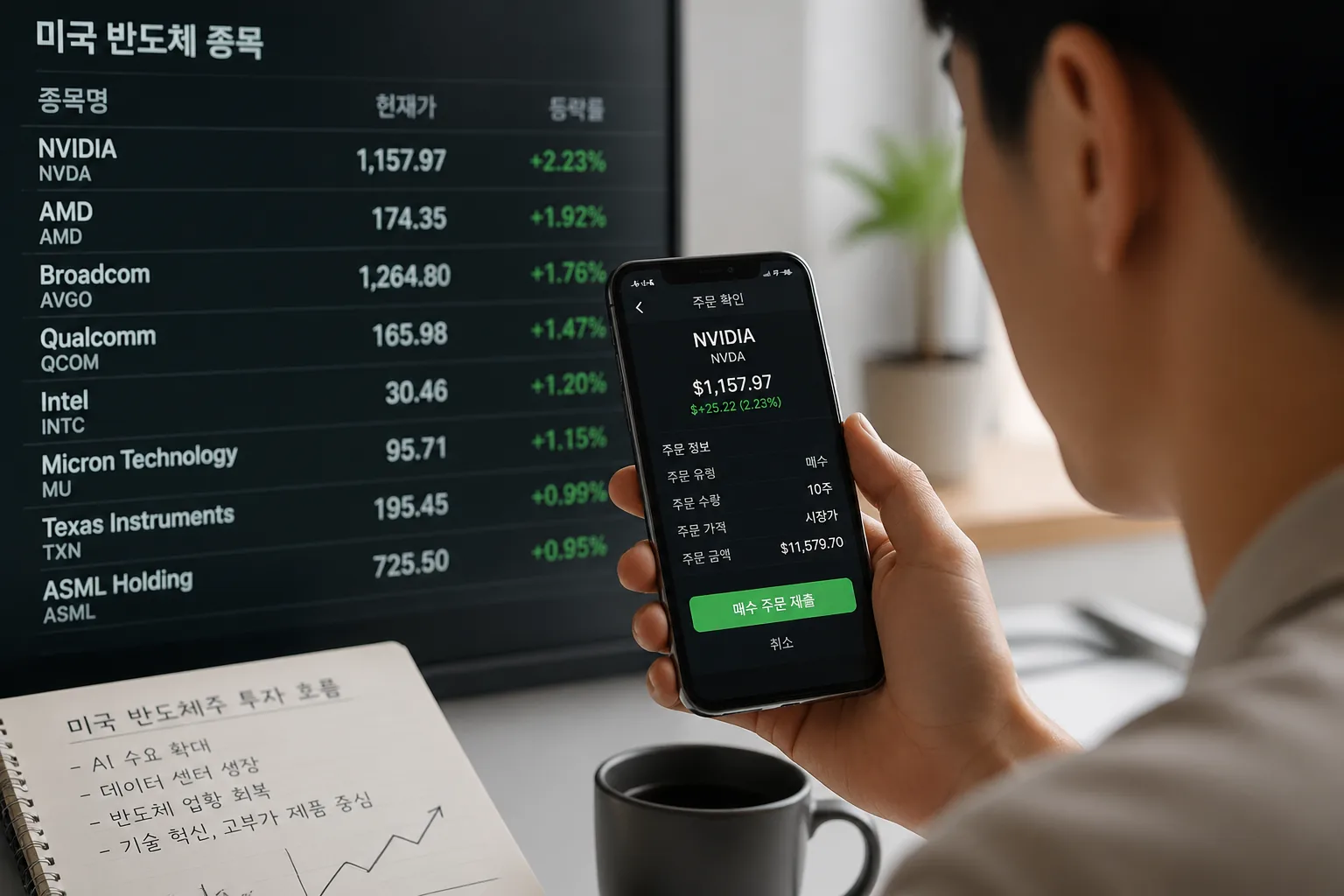 미국 반도체주 투자 흐름