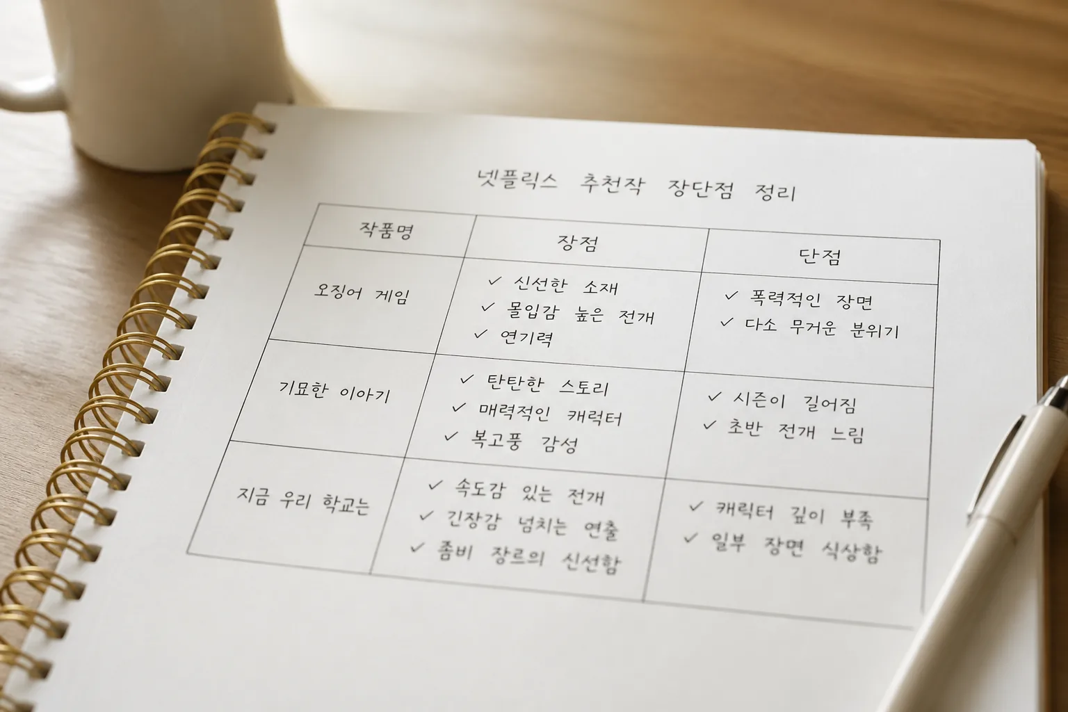 넷플릭스 추천작 장단점 정리
