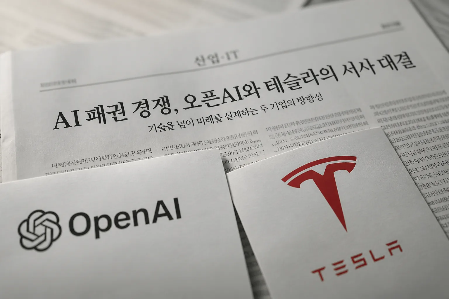 오픈AI와 테슬라의 서사 경쟁 이미지