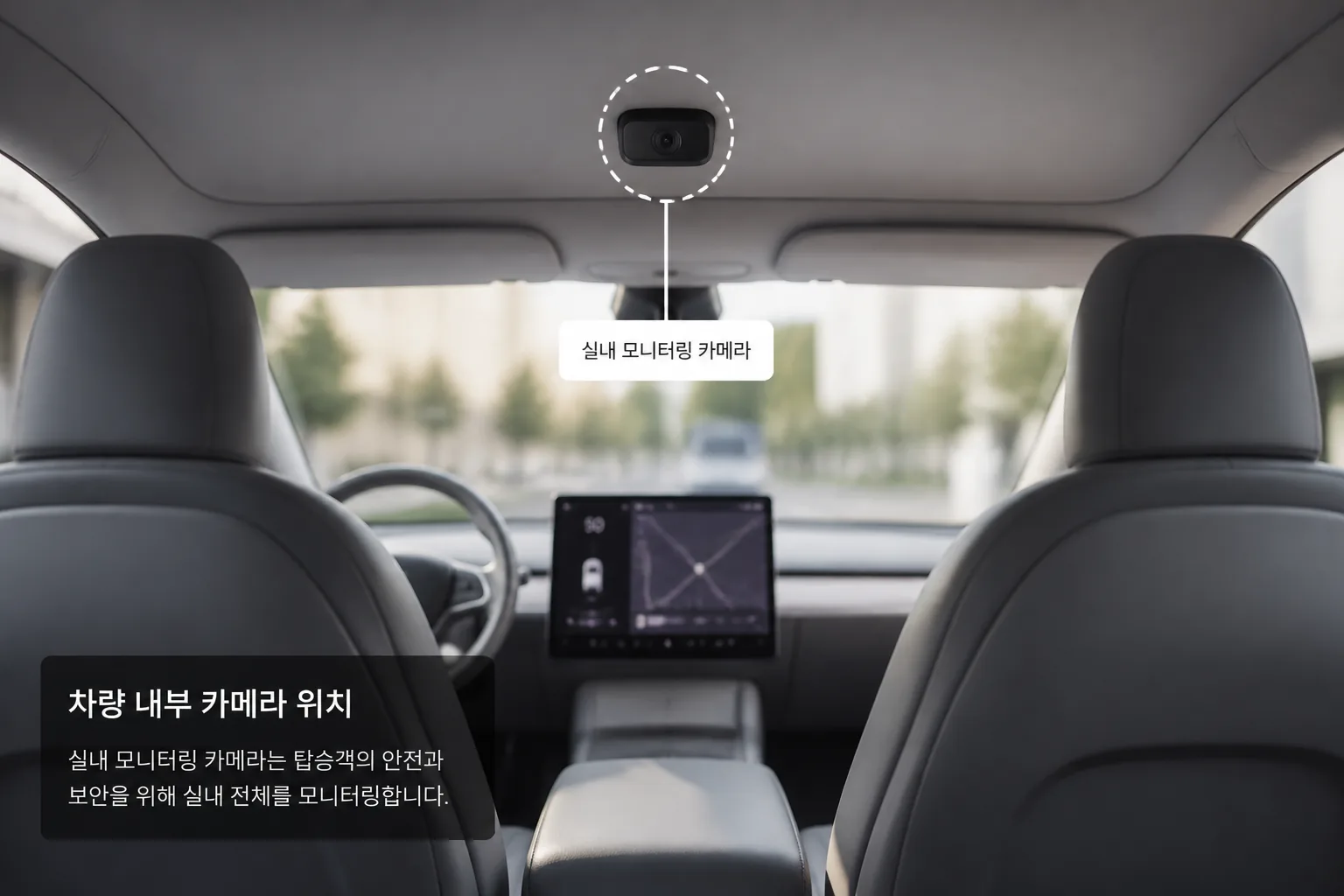 로보택시 실내 모니터링 장치