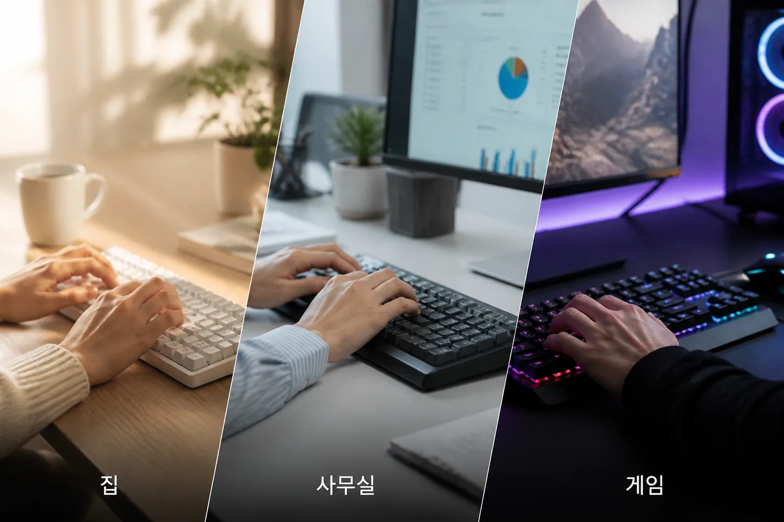 사용 환경별 기계식 키보드 추천