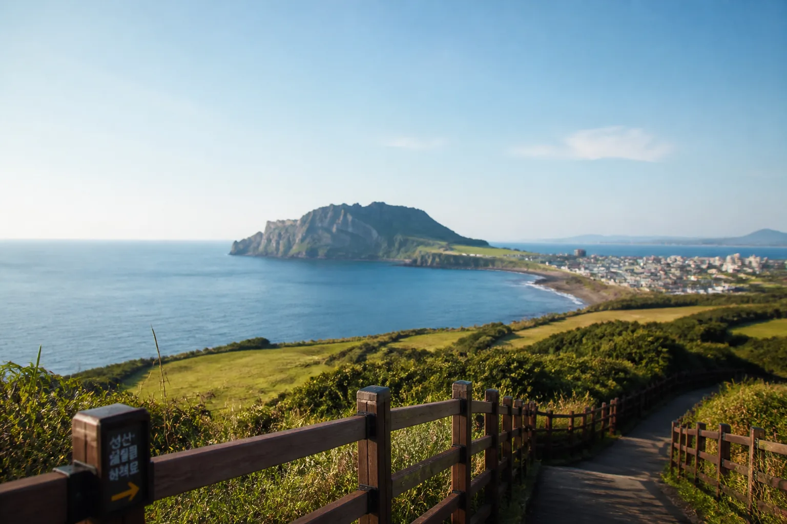 성산일출봉 주변 전경