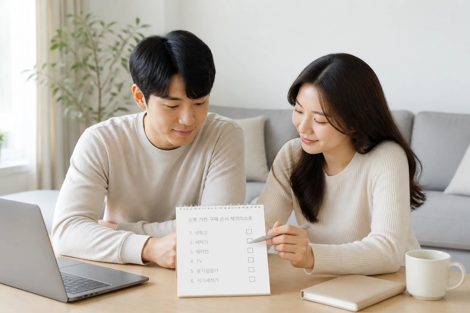 신혼 가전 구매 계획 세우기