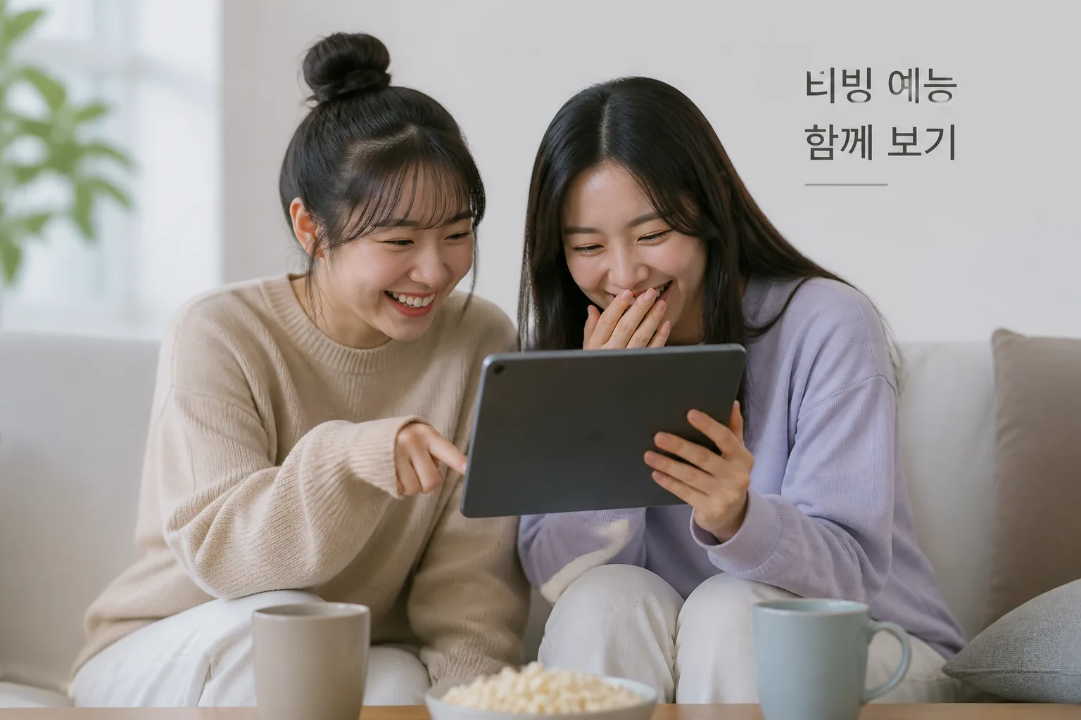티빙 예능 함께 보기