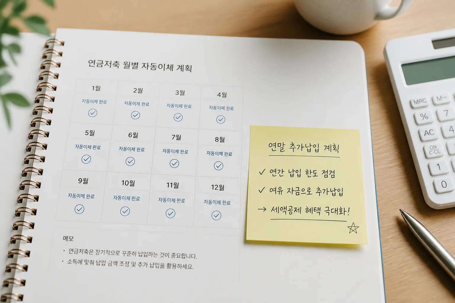 연금저축 우선 납입 전략 이미지